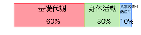 エネルギー代謝の内訳